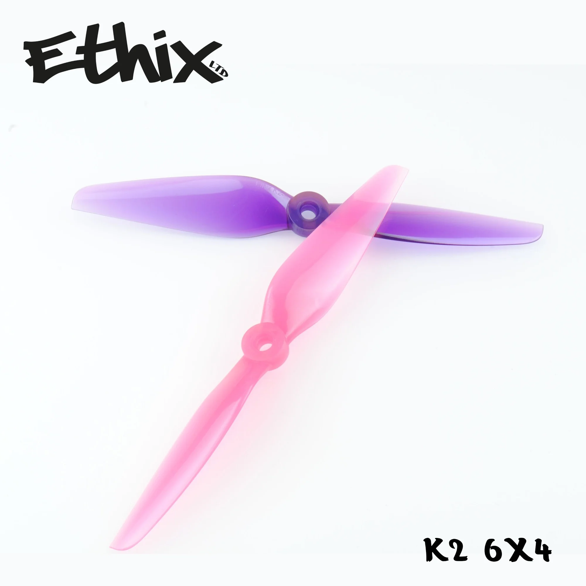 

20PCS/10Pairs HQProp Ethix K2 Bubble Gum 6x4x2 CW CCW 6 inch 2 blades propeller for Brushless Motor FPV Racing RC Drone Parts