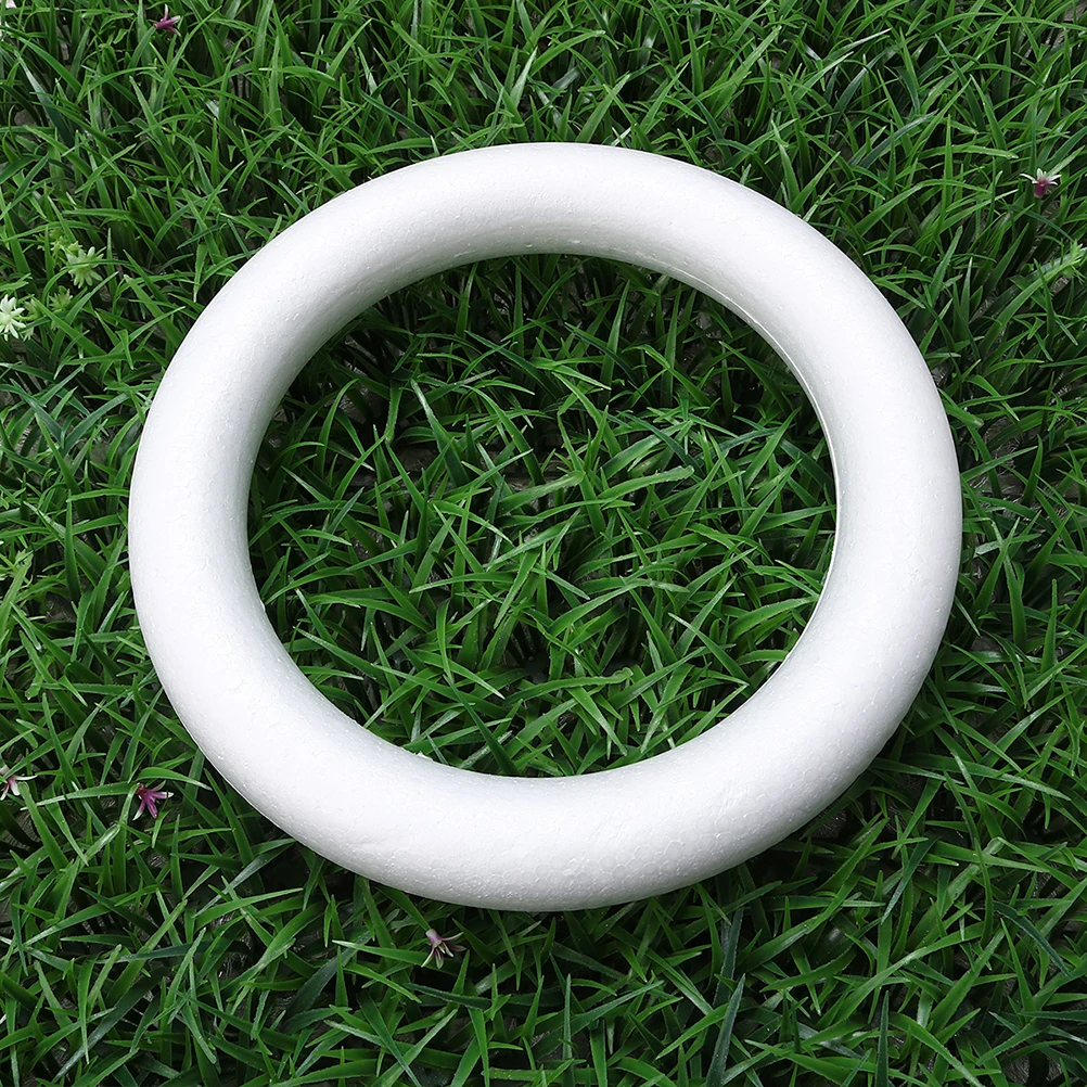 

12 Pcs Craft Foam Round Circles Green Wreath Circle DIY Child Activities Christmas naments Homemade Accessories Paint Color