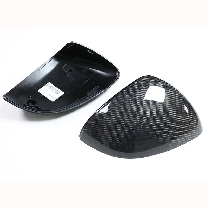 W206  W223 Carbon Fiber Fibre Side Mirrors Cover Caps Fit For Mercedes Benz C S Class