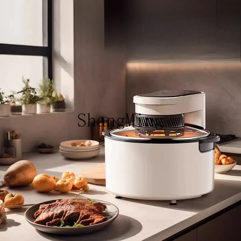 ZYY visual no need to turn over smart electric oven household large capacity multi-function machine 8L