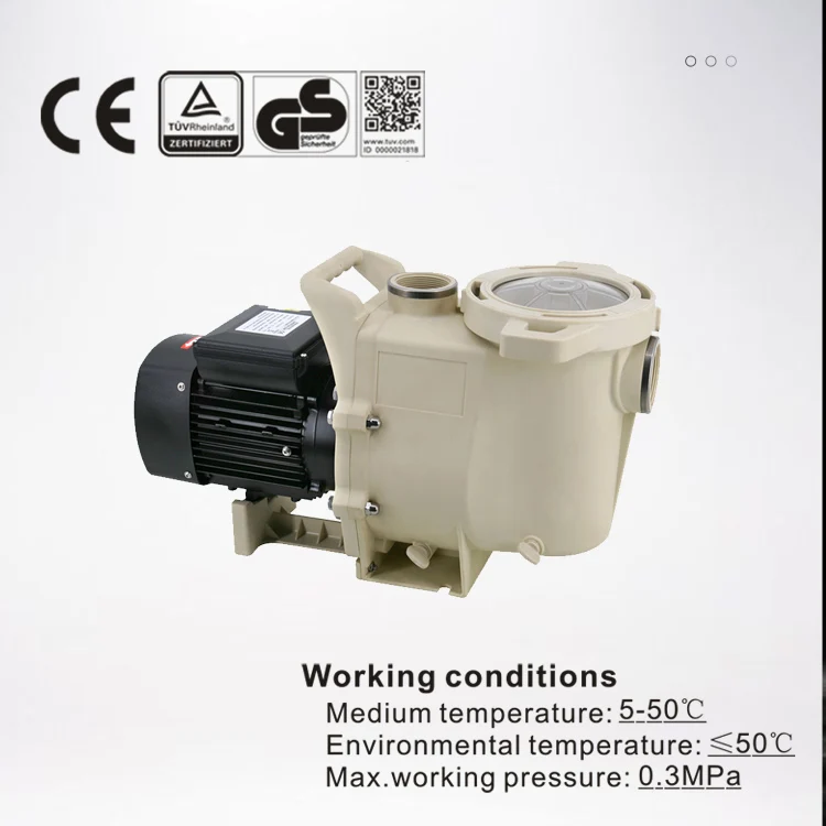 TLF  High Quality European Style Swimming Pool Super Power 2HP Variable Speed Circulation Pump