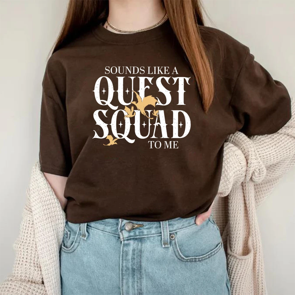 Basgiath War College T-Shirt Fourth Wing Quest Squad Tshirt Ridoc Shirts Dragon Rider Tshirt Rebecca Yarros Short Sleeves Tops