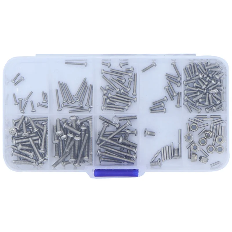 M1.6 M2 M2.5 Grade 12.9 Stainless Steel Hex Screws Nuts Hardware Kit for Traxxas TRX4M 1/18 RC Crawler Car Upgrade Parts