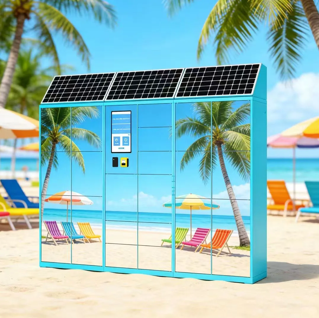 #hu China Manufacturing Multi-Language Charge Smart Indoor Parcels Self-Hosting Assembled Electronic Lock Express Locker