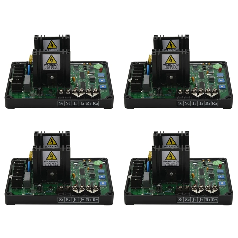 4X Gavr-20A Av Universal Brushless Automatic Voltage Regulator Module Avr Generator 220/400Vac Frequency Protection