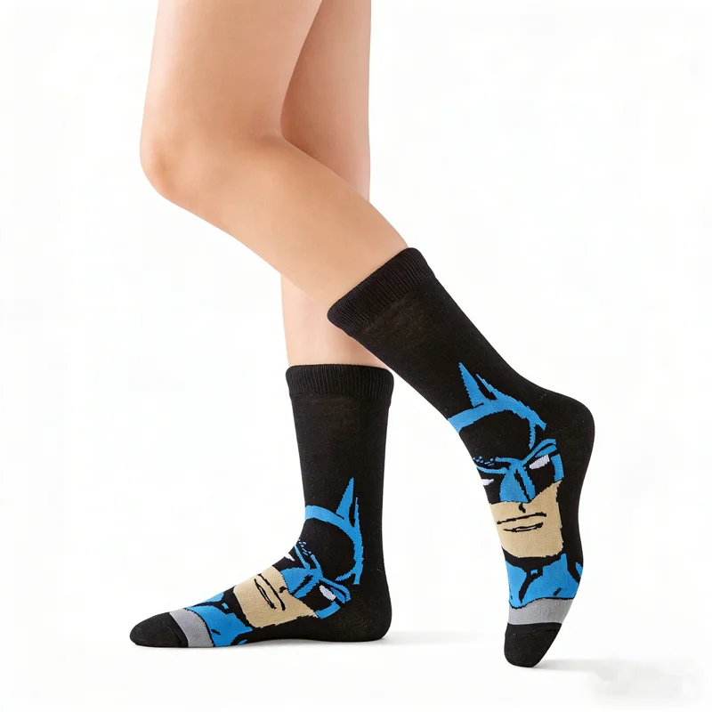1pairs BEAST KINGDOM Street Casual Crew Socks Men Women Cartoon Anime Hip Hop Fashion Novelty Funny Socks - view 5
