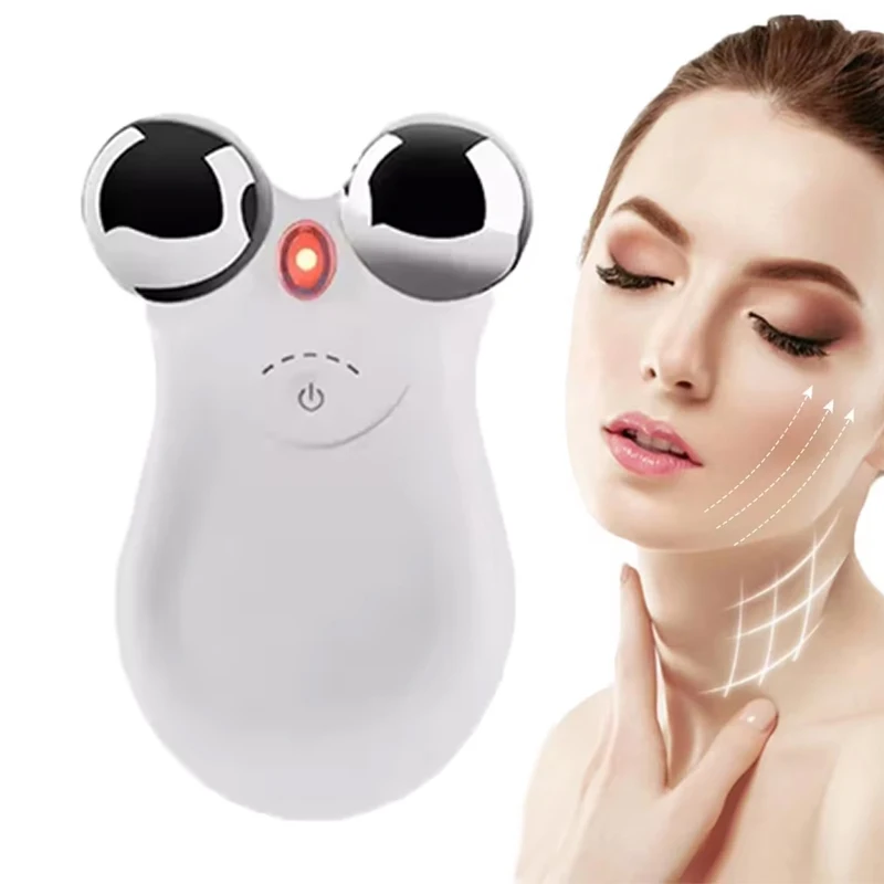 Microcurrent Massager Face Lift Apparaten Rood Licht Therapie Huidverzorgingstool Huid Aanscherping Rimpel Verwijderaar Gezicht Massageapparaat