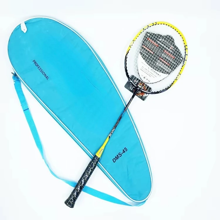 

New Design Unique Training Fiber Carbon Hot Selling Racket Badminton 1 Pcs Per Cover for Beginner and Intermediate Players