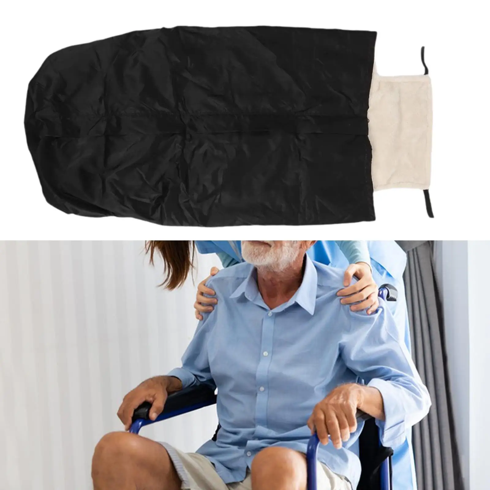 Leg Warmer Blanket for Adults Windproof Velvet Oxford Cloth Double Layer Thick Warm Bag Covers for Cold Weather Outdoor