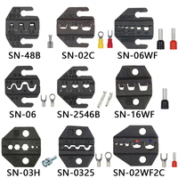 Crimping tool pliers jaws SN-48B / 02C / 06WF / 06 / 2546B / 16WF / 02WF2C / 0325 / 03H, used for crimping pliers