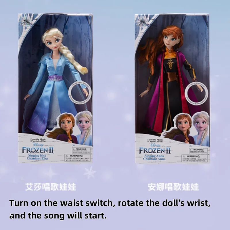 

Поющая кукла Disney Frozen, принцесса Эльза и Анна, игрушка для девочек, подарок на день рождения