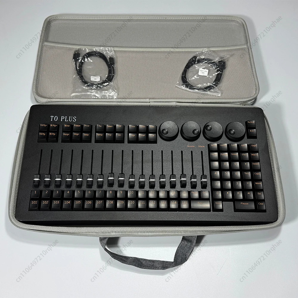 

MA2 Mini Command Wing Plus Lighting Console, DMX512 DJ Light Controller with Carrying Bag, Compact & Portable