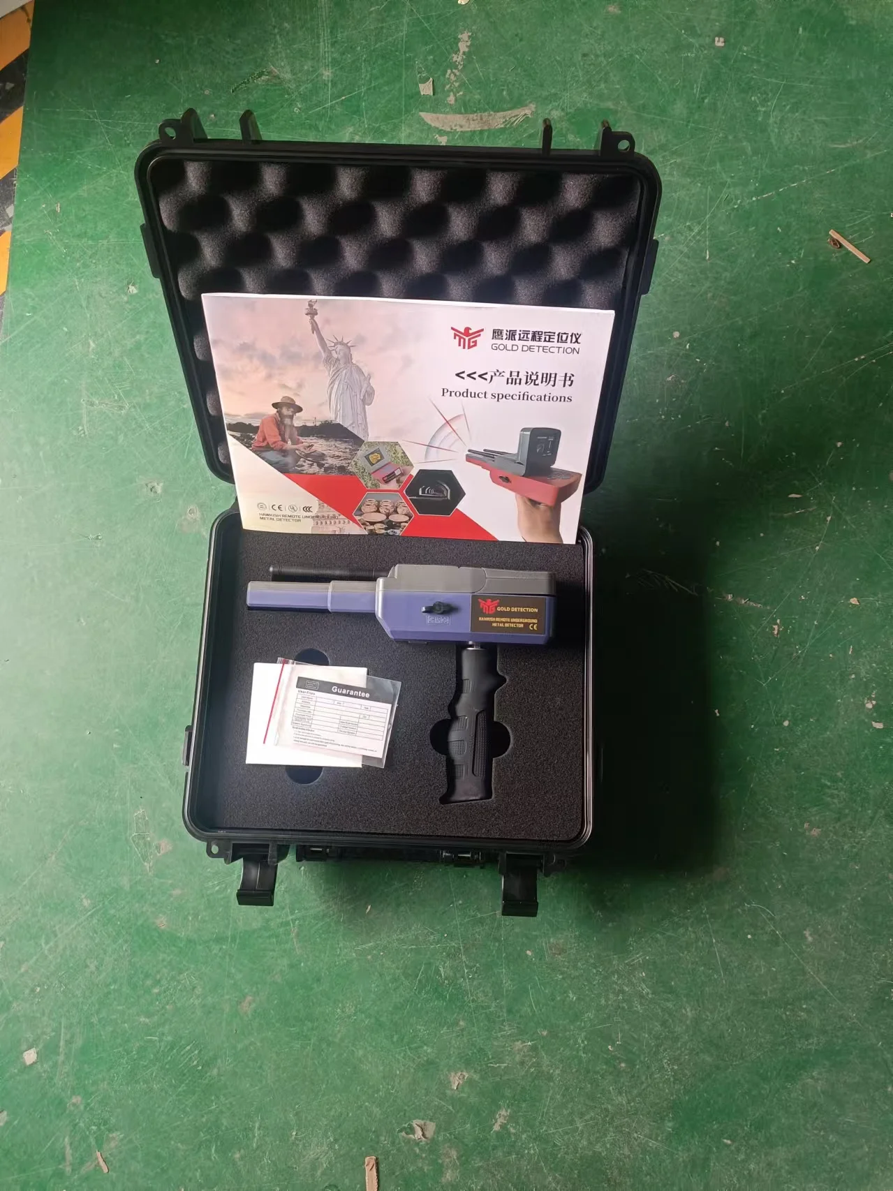 Black Hawk Series II Long Range Copper Silver Gold Diamond Porcelain Empty Ebony Dragon Vein Detector With Radar Scanning