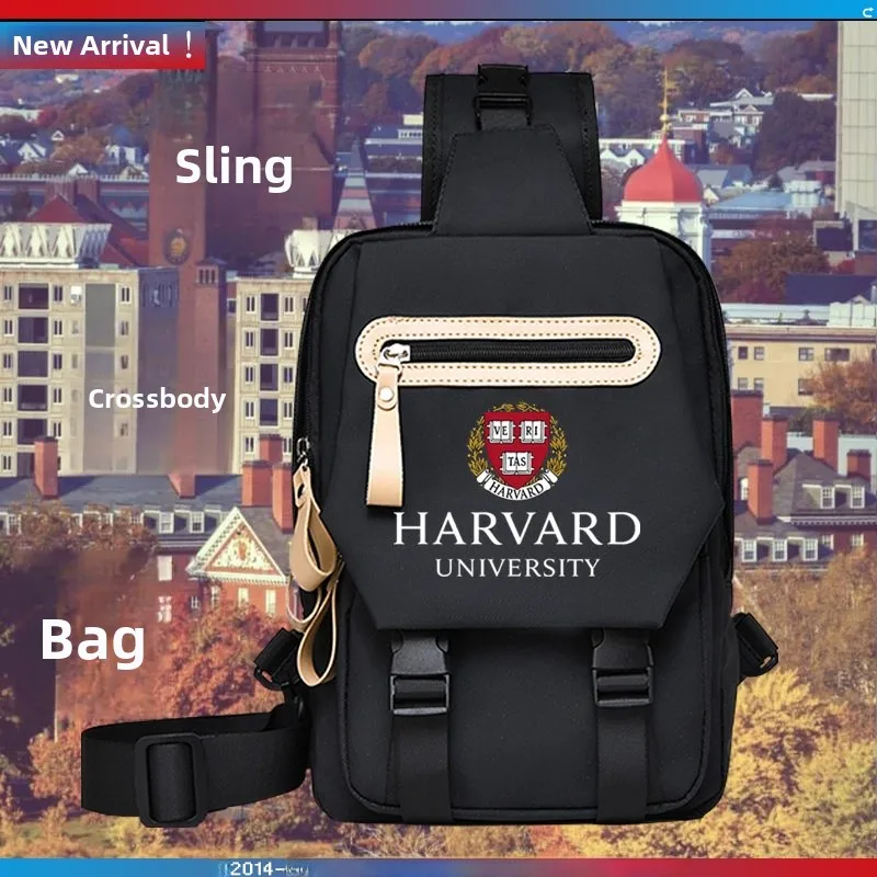 ハーバード大学お土産クロスボディバッグポータブルカジュアルシングルショルダーバッグアウトドア通勤やレジャーに最適