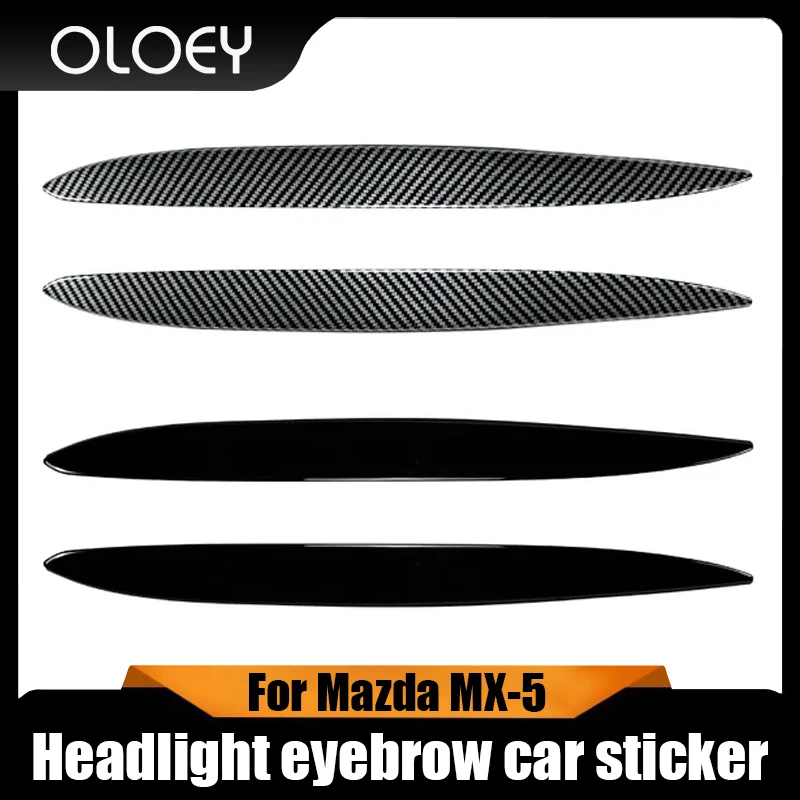 

For Mazda MX-5 NC Miata 2009-2015 headlight eyebrow car sticker