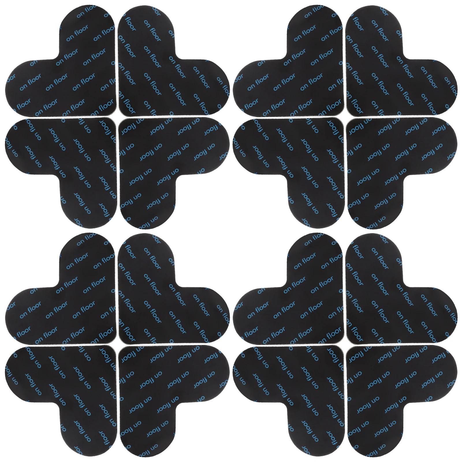

16Pcs Heart Shaped Non Slip Tape for Rug Grippers Double Sided Carpet Adhesive