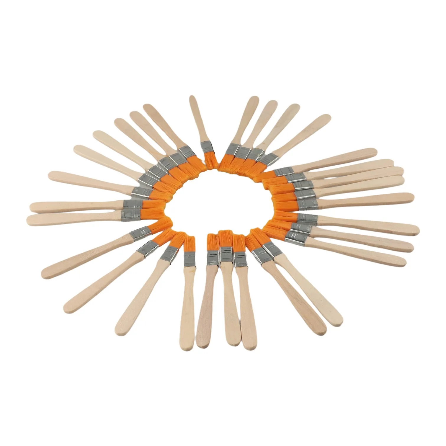 30pcs Brush Set About 130*21*12 Mm Cleaning Brush Set Secure Bristle Placement Comfortable Grip High-quality Bristles