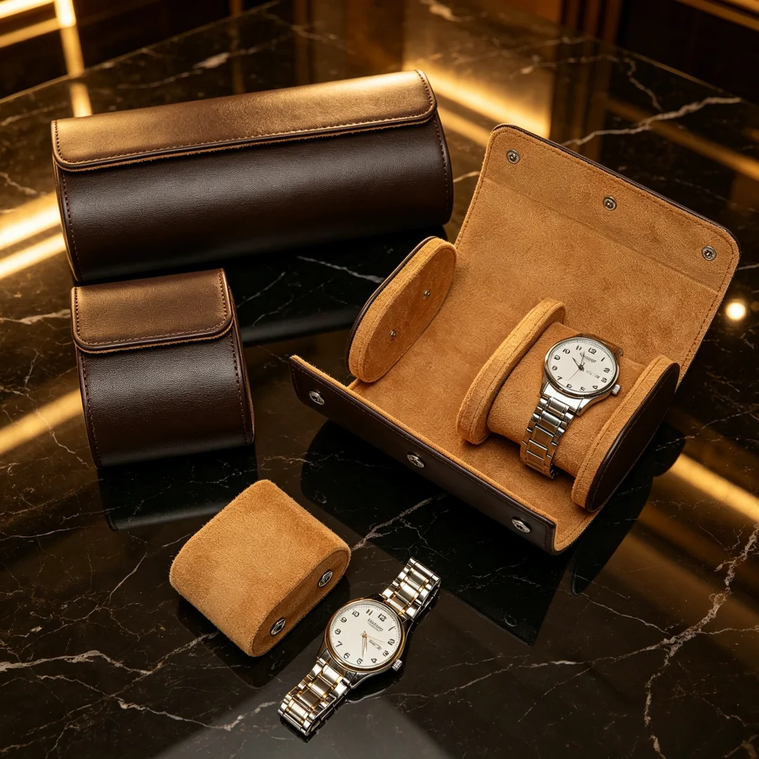 1/2/3 Slots Watch Box Travel Portable Storage Suitable for Seiko Swiss Submarine Speedmaster Seahorse300 Mechanical Quartz Watch