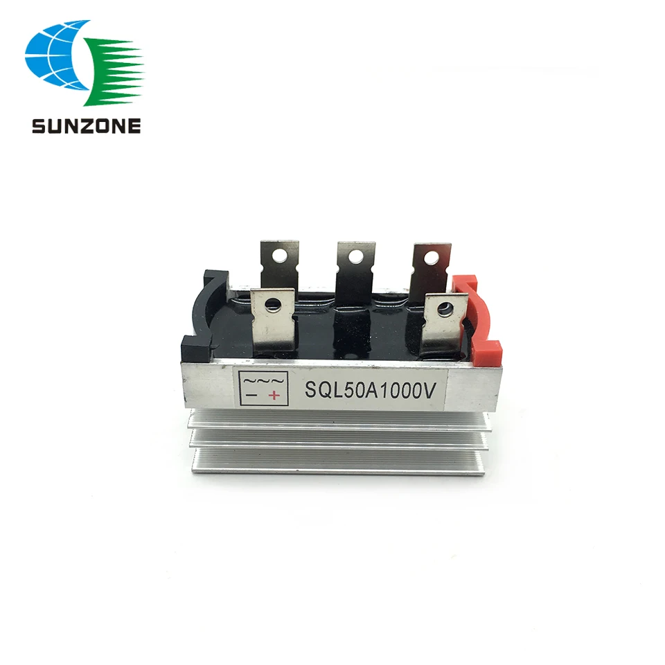 SQL 50A 1000V Three-Phase Bridge Rectifier Brushless Generator With Heatsink SQL50A1000V