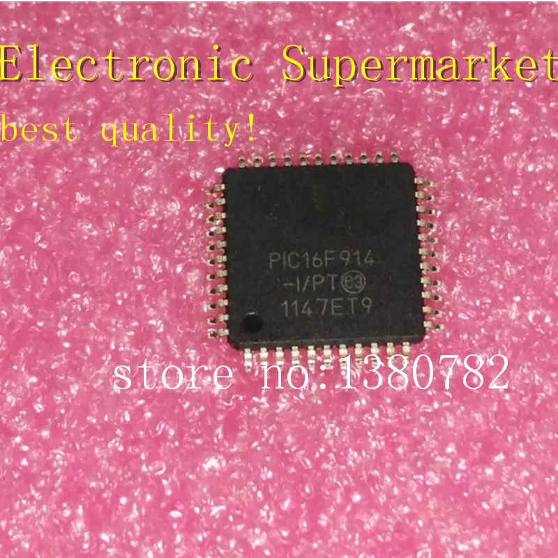 Free Shipping 100pcs/lots PIC16F914-I/PT PIC16F914 TQFP-44 New original IC In stock!