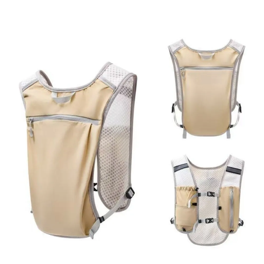 

Waterproof Hydration Vest Bag Lightweight Breathable Sports Running Vest Reflective Design Multipocket Water Pack Backpack