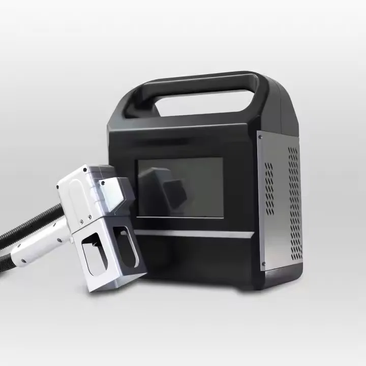 20W 30W 50W Handheld Fiber Laser Marking Machine for Tires Metal Window Glass