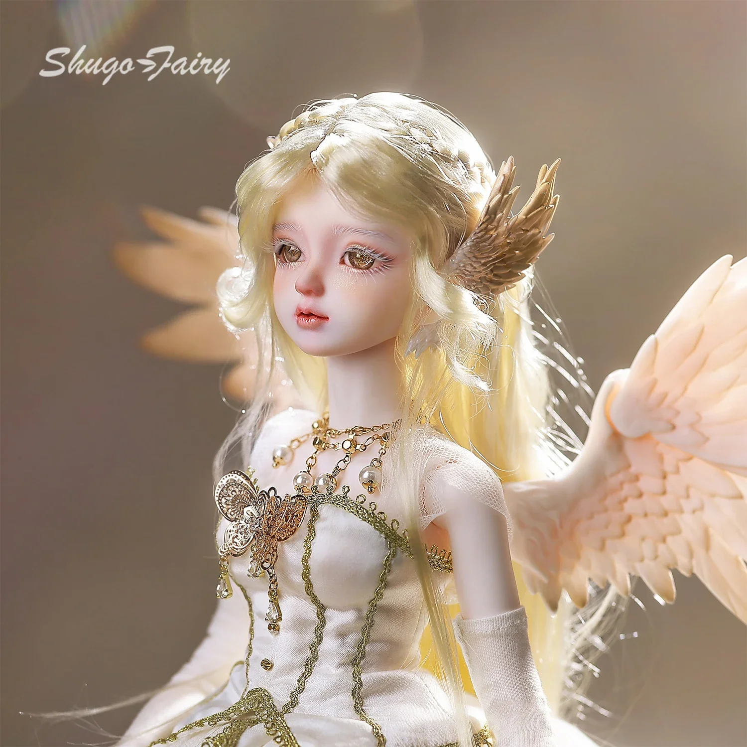 ShugaFairy QY Serie A/B 1/4 Oracolo celeste BJD Doll Divine Envoy Set completo Magnetico Rimovibile Ali Orecchie Tema della profezia cosmica