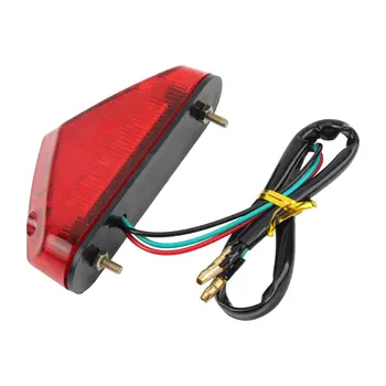 通用型 12V 摩托車尾燈牌照燈煞車燈,適用於踏板車、輕型摩托車、越野摩托車等配件 8 最佳銷售 摩托車燈 - №8