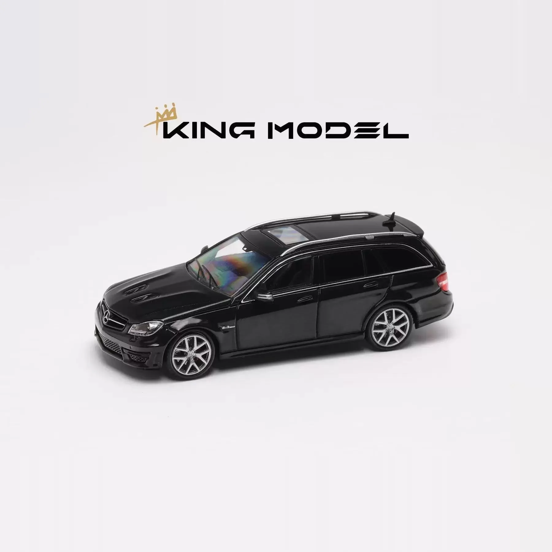 Pre-order *KINGMODEL Limited Edition 1:64 BENS C63 E63 Travel Edition Alloy Car Model - shipped in March