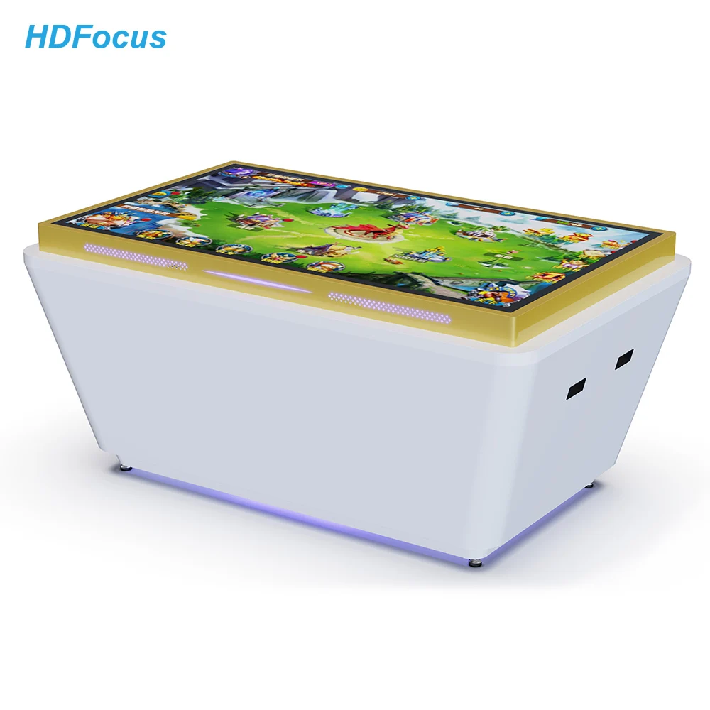 75 Inch Customized Interactive All-in-One Smart Touch Screen Coffee Table Gaming Table For Entertainment Industrial PC