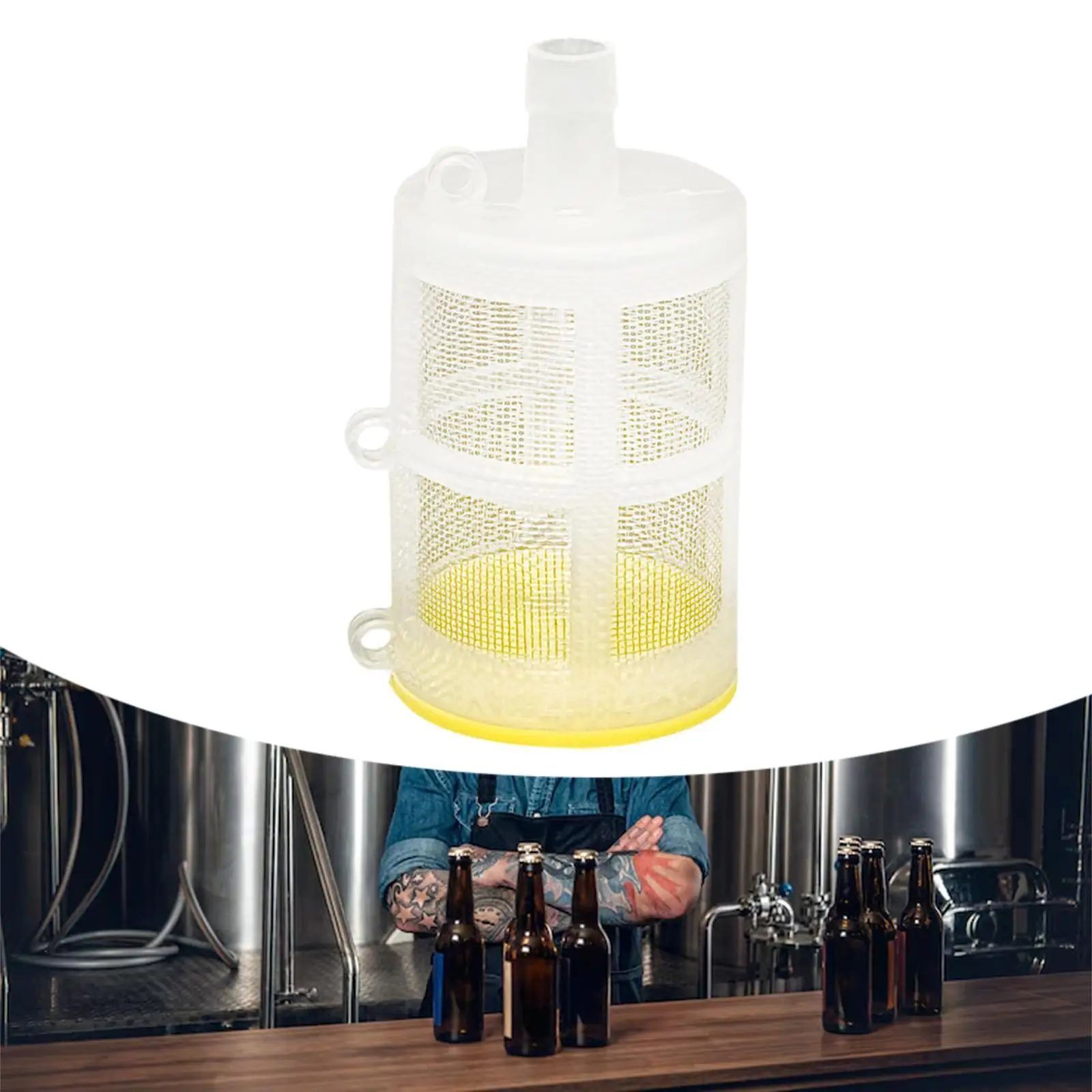 50 Mesh Floating Dip Tube Filter Sturdy Craft Beer Filter for Farm Shop Home