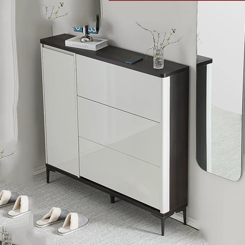 

College Dorm Essentials Storage Shoe Shelf Nordic Designer Makeup Shoe Cabinet Belts For Women Zapatero Shoemakers Furniture