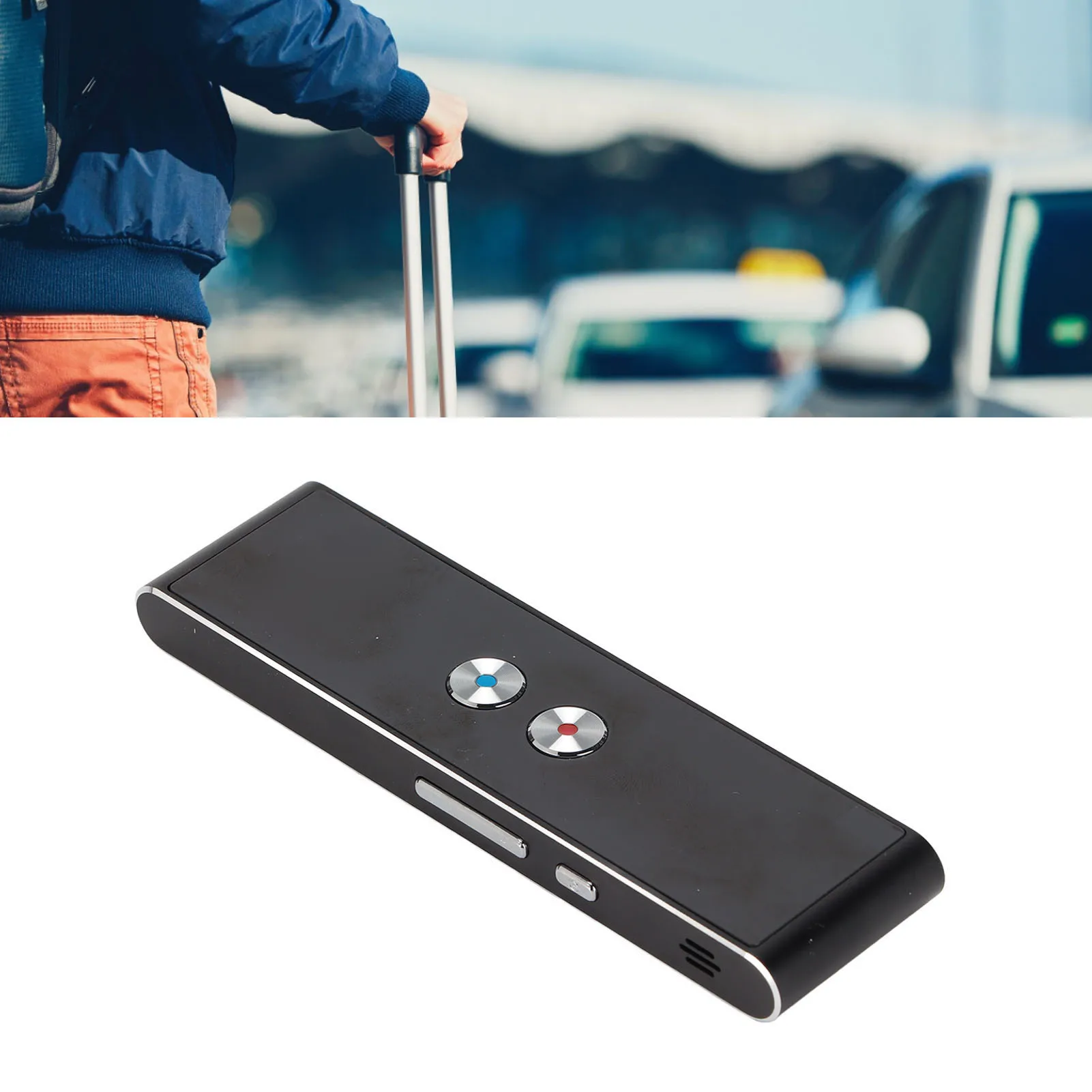 مترجم صوتي ذكي مترجم الكلام الذكي ترجمة المكالمات دعم بلوتوث للسفر إلى الخارج للأعمال