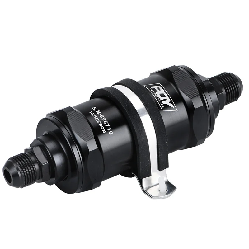 

Precision Universal Filter BLACK Inline Fuel Filter E85 Ethanol With 100Μm (0.1MM) Stainless Steel