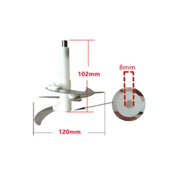 ステンレス鋼刃,高さ102mm,直径120mm,肉挽き肉,スペアパーツ,アクセサリー