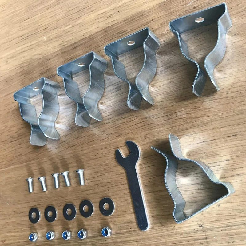 AD33 HOT Window Well Cover Hardware Kit Egress Window Well Cover Spring Clip Outside Well Cover Retaining Clip