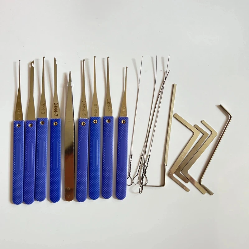 18 in 1 Locksmith Extractor Tools Kit Broken Key Remove Tool Set with Tension Wrench Tools for Family,Home Life Helper