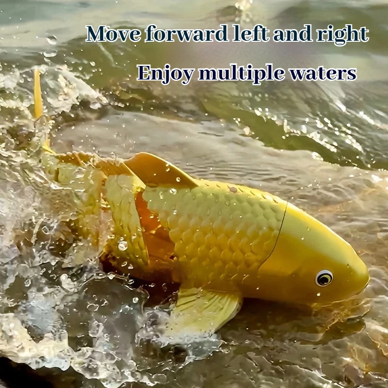 Remote Control Koi Fish 2.4g Electric Waterproof Simulation Mechanical Fish Underwater Swimming Outdoor Pool Water Play Toy 2026
