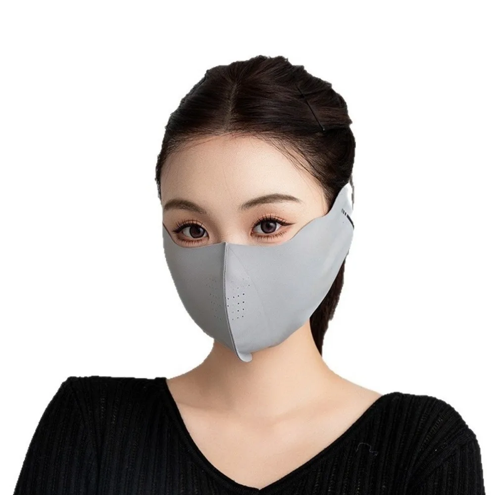 Mascarilla facial cálida de otoño e invierno para mujer, orejera dos en uno gruesa 3D, máscara de ciclismo transpirable a prueba de viento, protección para los oídos