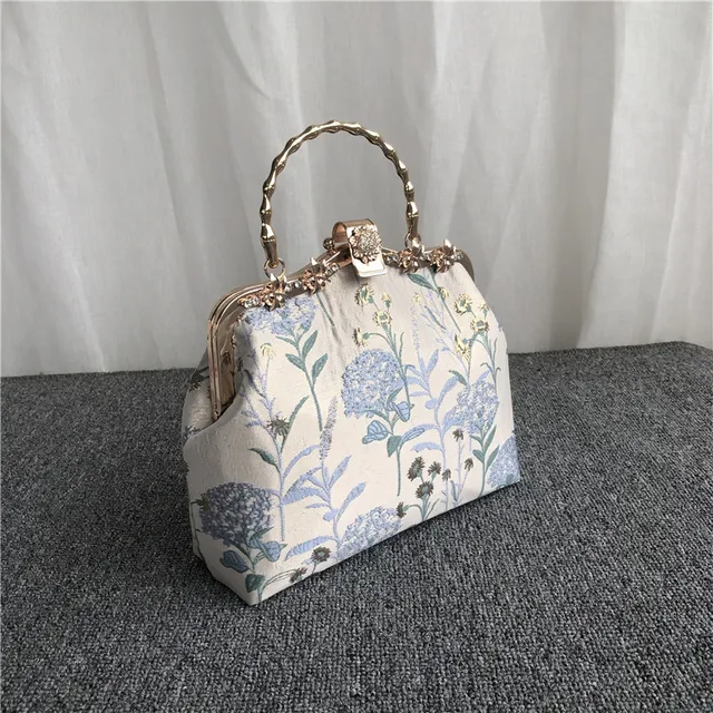 Kwiaty Shell Lock Designerskie torby Łańcuch Damska torba na ramię Crossbody Prezent dla matki Vintage torebki damskie torebki