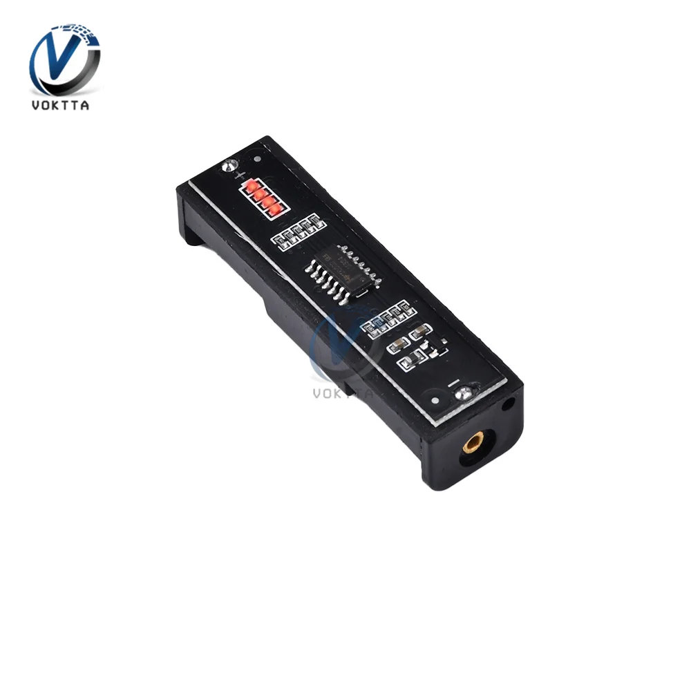 AA AAA Battery Tester Capacity Indicator 18650 Lithium Battery Level Tester Voltage Meter Volt Monitor Detector Storage Box