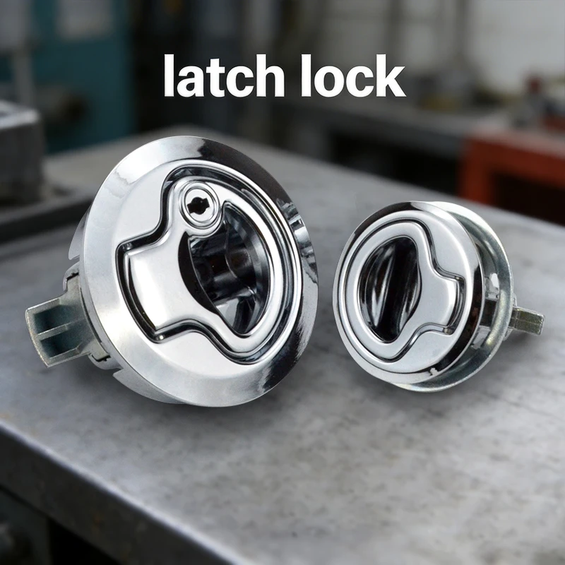 Boat Deck Hatches Flush Pull Slam Latch Mount Latch Lift for RV Yacht marine Deck Hatches Locking Locker Yacht accessories