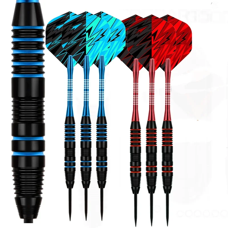 

3pcs /set Professional 22g Black Color Steel Tip with Brass Darts Shafts Free Carry Box