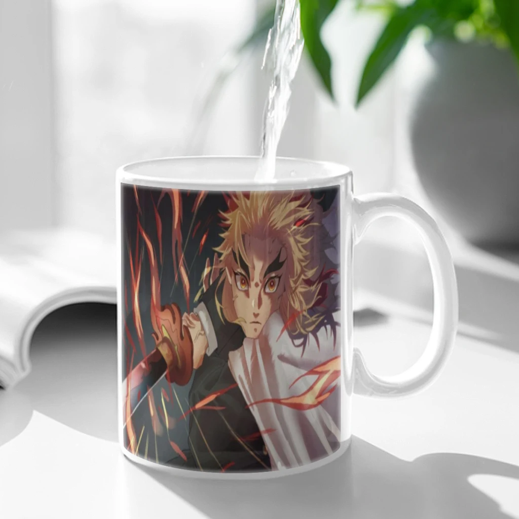 Ghost Killing Blade Tanjiro 11oz Funny Coffee Mug, Giving Gifts To Friends, Leaders, Milk, Cocoa, Coffee, Tea Cups