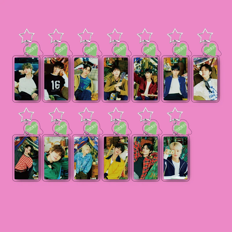 

Kpop 2Pcs/set WONWOO JEONGHAN New Japanese Album Keyring DK MINGYU S.COUPS Acrylic Keychain Bag Pandent SEUNGKWAN The8 Fans Gift