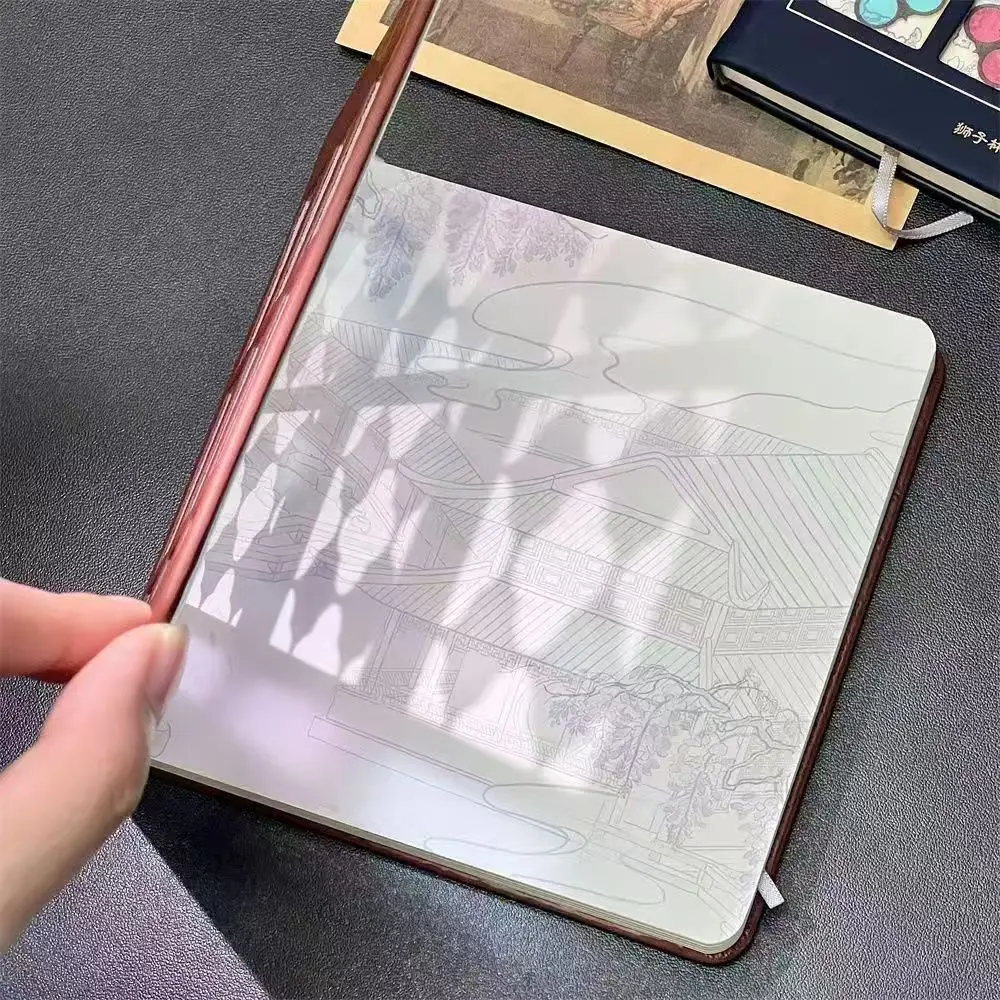 Featured Creativity Flower Window Light and Shadow Notebook Mandarin Duck Hall Merchandise Blank Handbook Souvenir Gift Diary