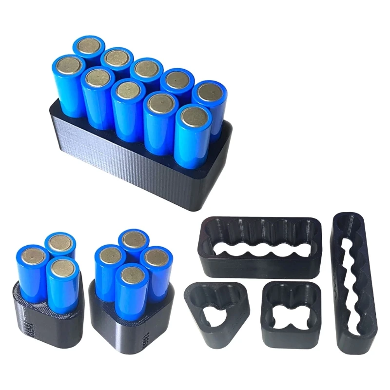 1/4pcs lithium battery welding fixture spot welding fixed assembly bracket 18650 spot welding fixture battery fixed Holder case