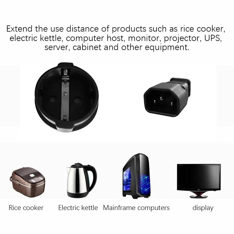 C14-European presa IEC320 C14 spina maschio alla scatola della macchina presa tedesca francese europea PDU(2M)