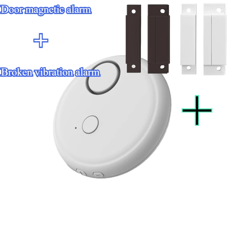 

130dB Loud Magnetic Alarm - Window/Door Sensor with Vibration Detection, Anti-Theft Glass Break Alert for Home Security‌