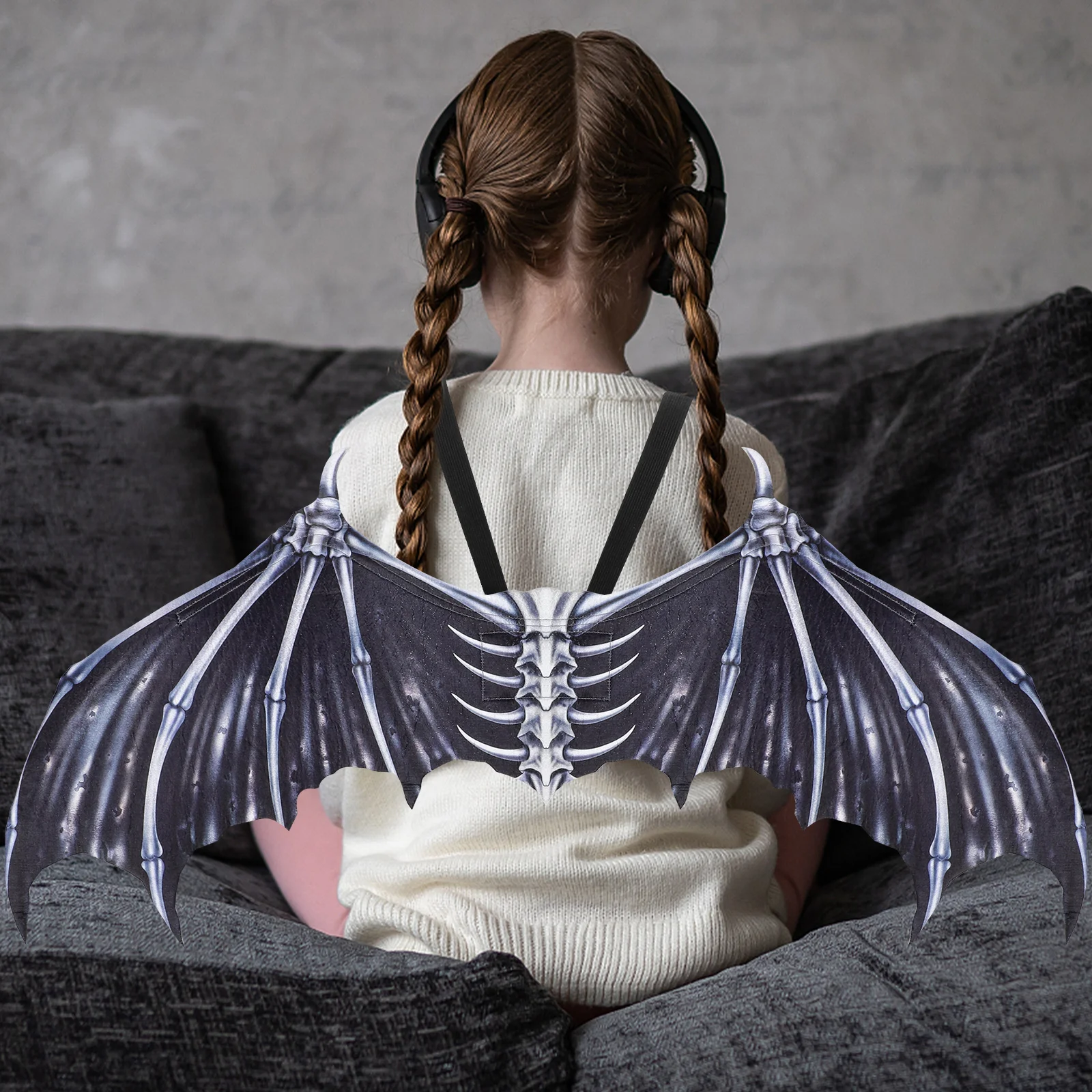 

Costume Men Wings Adult Bat Cosplay for Children Kids Clothes Creative Halloween Aldult Miss